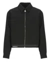Casablanca Tailored Wool Jacket With Contrasting Logo In Black