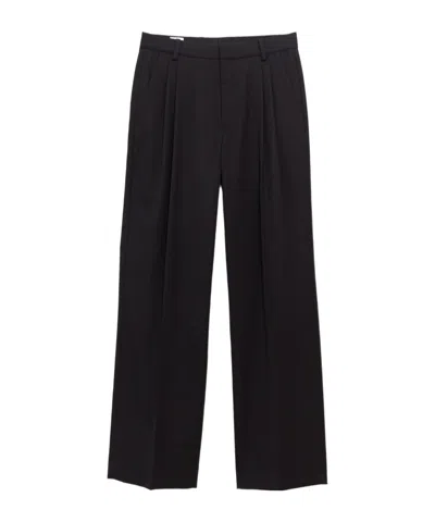 Casablanca Tailoring Pleated Trousers In Black