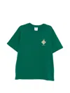 Casablanca Musique Ornate Ceiling Crewneck Short Sleeve Tshirt In Green
