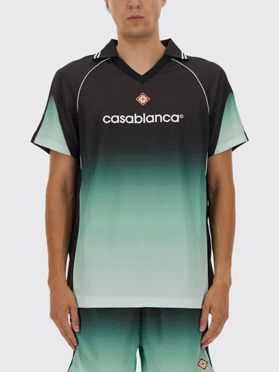 CASABLANCA TANK TOP CASABLANCA MEN COLOR GREEN,H56261012