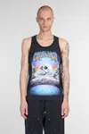 Casablanca Tank Top In Black Cotton