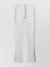 Casablanca Technical Pocket & Laurel Tape Open Hem Jogger In White