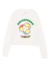 Casablanca White Sweater With Tennis Club Embroidery In White