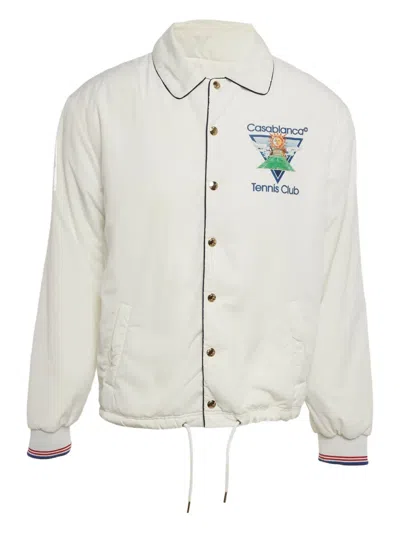 Pre-owned Casablanca Tennis Club Graphic Jacket In White
