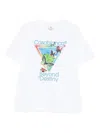 Casablanca Tennis Club Icon Beyond Destiny Printed Cotton T-shirt In White