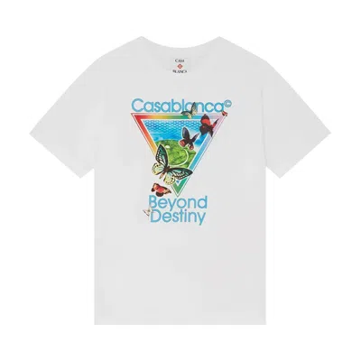 Pre-owned Casablanca Tennis Club Icon Beyond Destiny T-shirt 'white' | Men's Size M