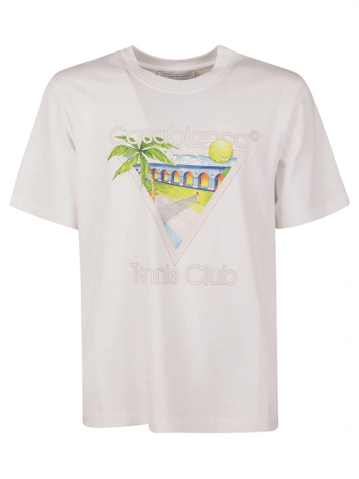 Casablanca Tennis Club Icon Screen Printed T-shirt