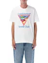 Casablanca Cotton Crew Neck T-shirt With Graphic Print