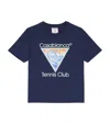 Shop Casablanca Tennis Club Icon T-shirt In Blue