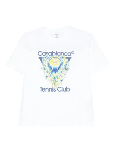 CASABLANCA CASABLANCA "TENNIS CLUB ICON" T-SHIRT CLOTHING