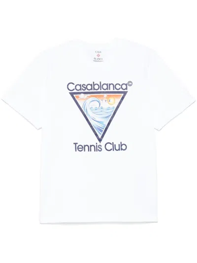 CASABLANCA TENNIS CLUB ICON T-SHIRT