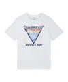 Casablanca White Tennis Club Print T-shirt In White