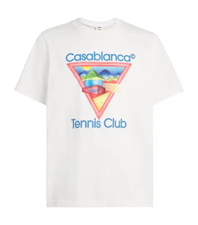 CASABLANCA TENNIS CLUB ICON T-SHIRT