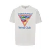 Casablanca Tennis Club Icon T-shirt In White