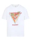 Casablanca Tennis Club Icon T-shirt In White