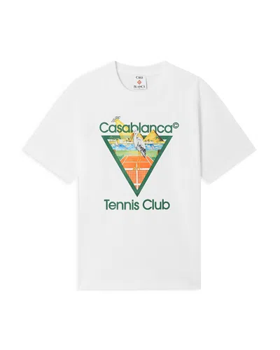 CASABLANCA TENNIS CLUB LOGO GRAPHIC T-SHIRT