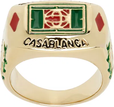 Casablanca Tennis Club Ring In Multi