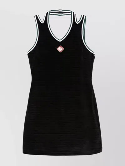 CASABLANCA TENNIS DRESS FEATURING CONTRAST TRIM
