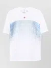 Casablanca Crew Neck Graphic Print Short Sleeve T Shirt In White