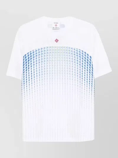 CASABLANCA GEOMETRIC PRINT SHORT-SLEEVE T-SHIRT