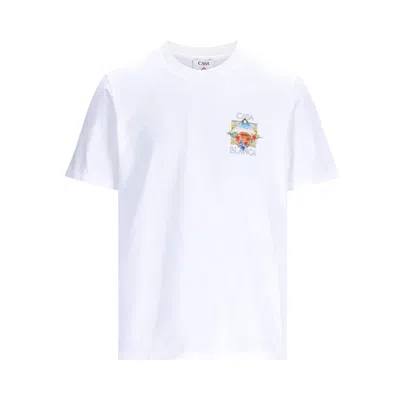 Pre-owned Casablanca Tennis Landscape Classic T-shirt 'white' | Men's Size M