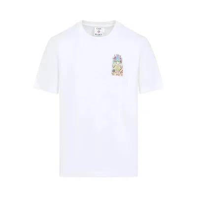 Pre-owned Casablanca Tennis Landscape Classic T-shirt 'white' | Men's Size S