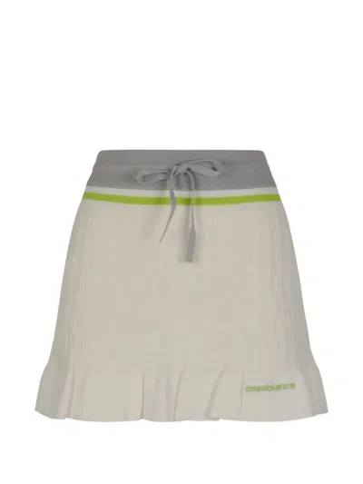 Casablanca "tennis" Mini Skirt In Multi