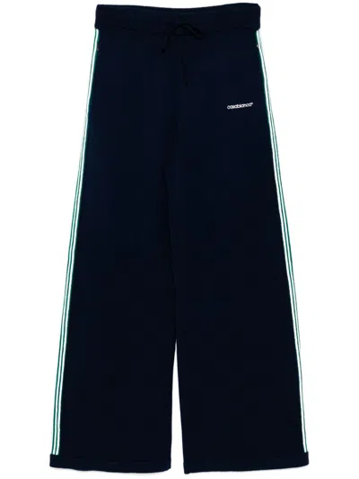Casablanca Tennis Pants In Navy / Green