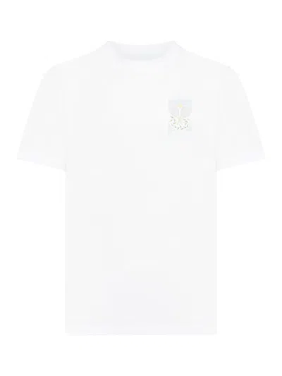 CASABLANCA TENNIS PASTELLE PRINTED T-SHIRT