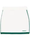 Casablanca Tennis Skirt With Elastic Waist And Striped Detail