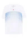 Casablanca Crew Neck Graphic Print Short Sleeve T Shirt In White