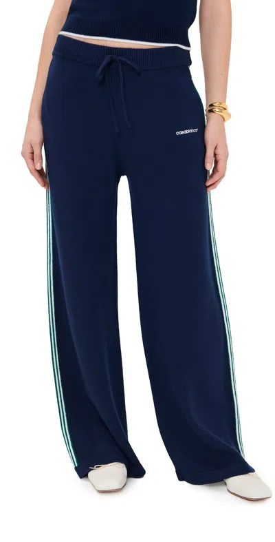 Casablanca Tennis Trousers Navy/green