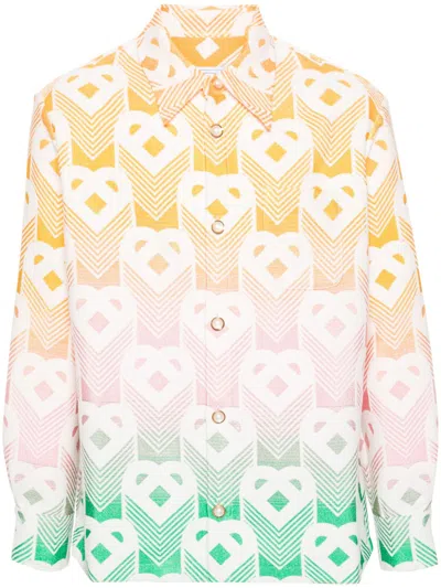 Casablanca Multicolor 'gradient Flying Heart' Jacket