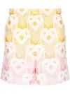 Casablanca Terrycloth-effect Shorts In Multi