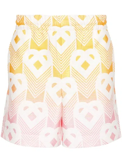 Casablanca Terrycloth-effect Shorts In Multi