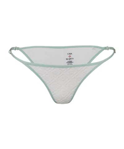 Casablanca Textured Bikini Bottoms In Multi