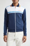 Casablanca Ribbed Collar Side Pockets Track Jacket In Multi