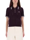 Casablanca Cotton Knit Polo Shirt In Multi