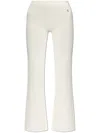 Casablanca Textured Knitted Trousers In White