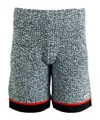 Casablanca Textured Trim Shorts In Multi