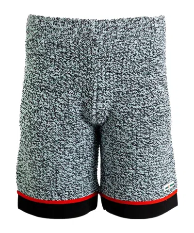 CASABLANCA TEXTURED TRIM SHORTS