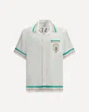 Casablanca Casa Way World Series Silk Shirt In White