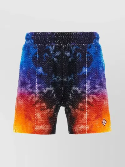 CASABLANCA 'THE GRADIENT TOWELLING' BERMUDA SHORTS