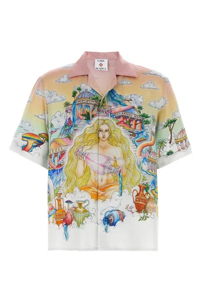 CASABLANCA CASABLANCA 'THE ROAD TO KNOWLEDGE' SHIRT