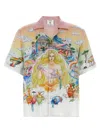 Casablanca Short Sleeve Shirt With Cuban Collar