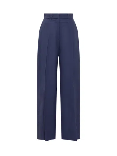 Casablanca Therga Mini Paint Inspired Trousers In Blue