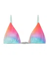 Casablanca Thin-strapped Bikini Top In Multi