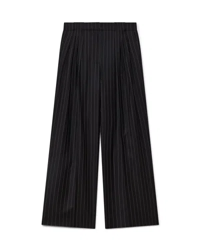 Casablanca Three Pleat Trousers In Blue