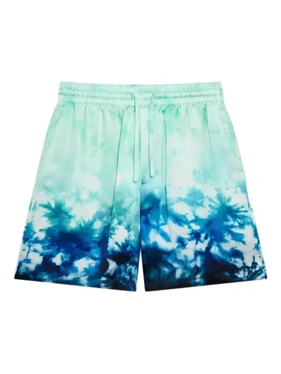 Casablanca Tie-dye Drawstring Shorts In Multi