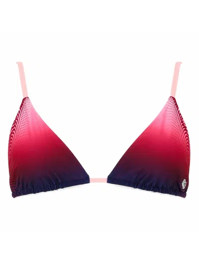 CASABLANCA CASABLANCA TOP BIKINI "AUBERGINE GRADIENT"